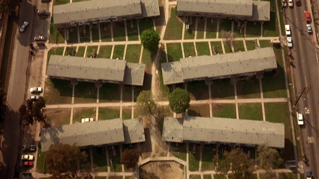Menace II Society (1993), wide, 1.78:1 — film still