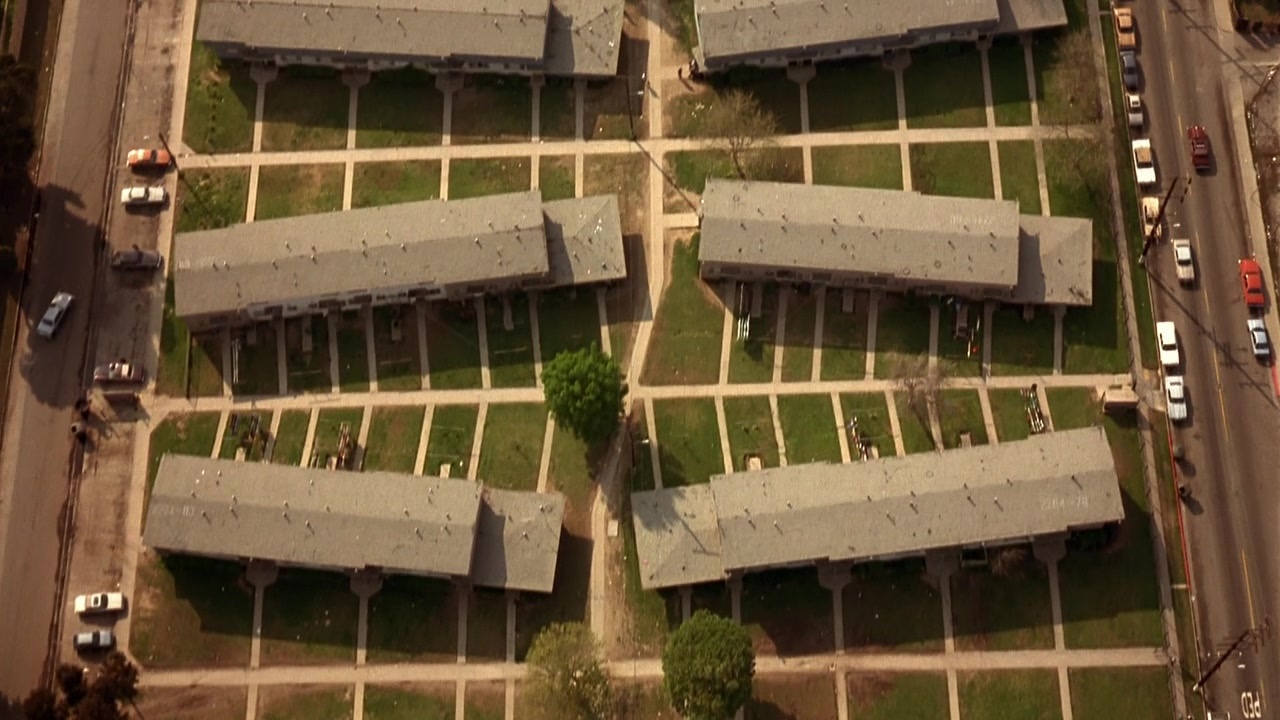 Menace II Society (1993), wide, 1.78:1 — film still