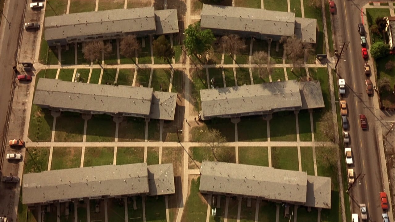 Menace II Society (1993), wide, 1.78:1 — film still