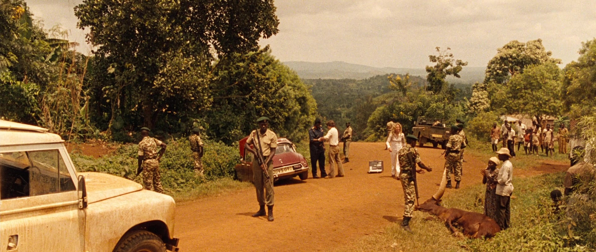 The Last King of Scotland (2006), wide, 2.36:1 — film still