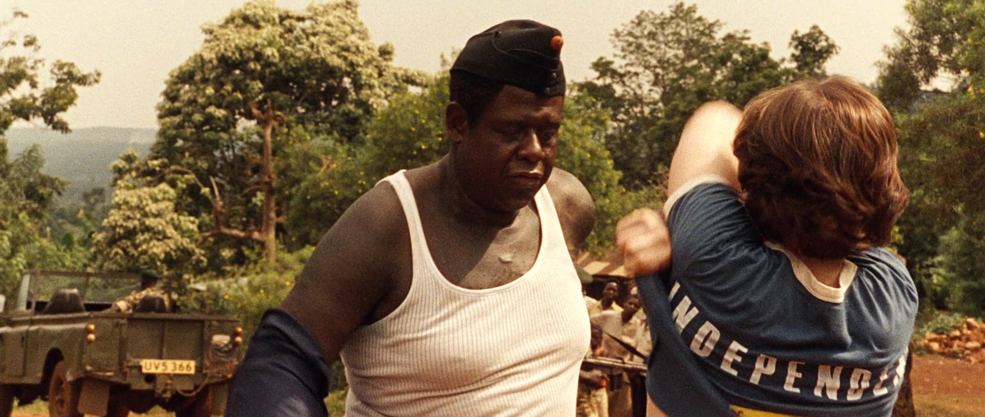 The Last King of Scotland (2006), wide, 2.36:1 — film still