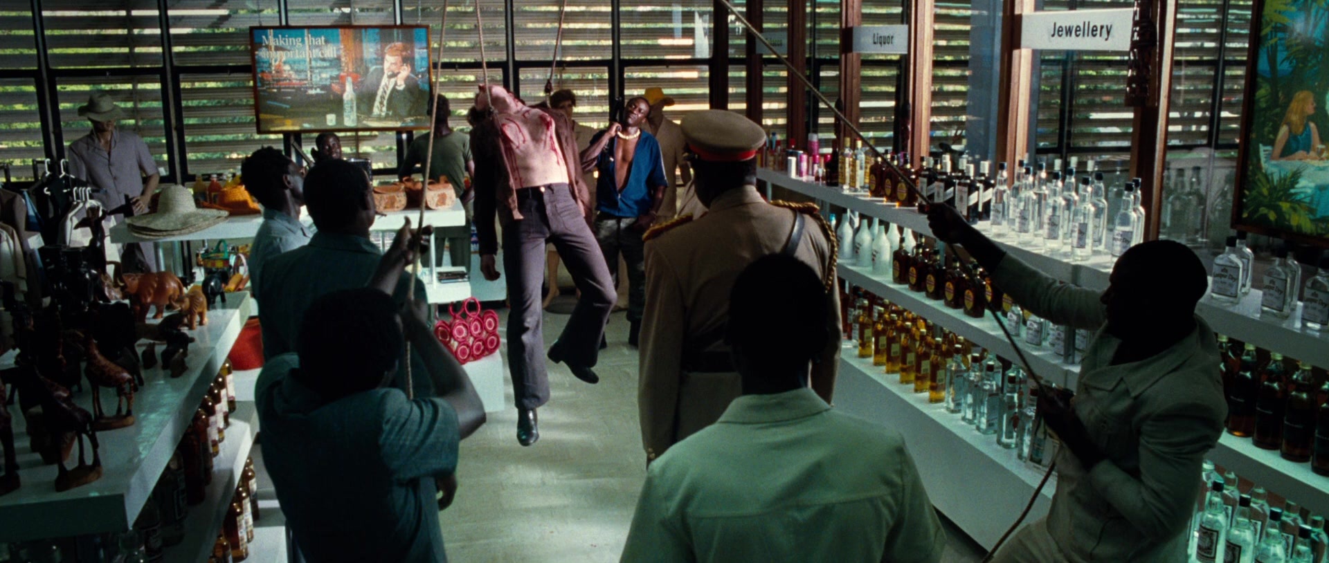 The Last King of Scotland (2006), wide, 2.36:1 — film still