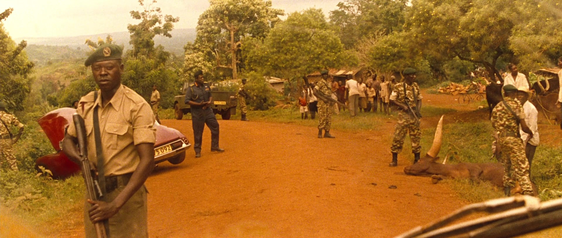 The Last King of Scotland (2006), wide, 2.36:1 — film still