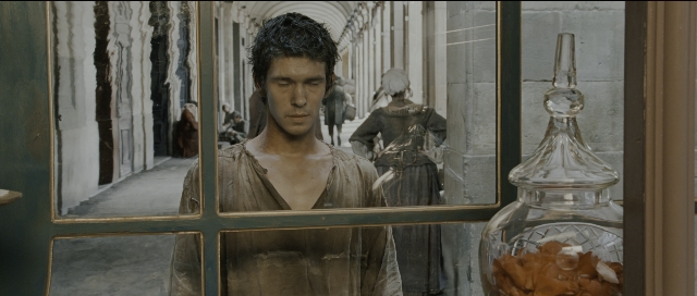 Wide shot frame from Perfume: The Story of a Murderer — standing, walking, street