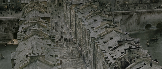 Wide shot frame from Perfume: The Story of a Murderer — walking, person, running
