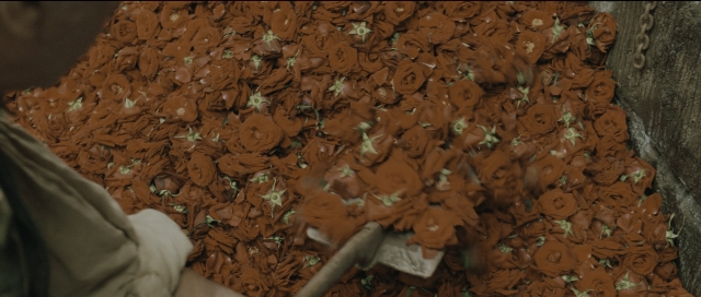Wide shot frame from Perfume: The Story of a Murderer — hand, person, human face