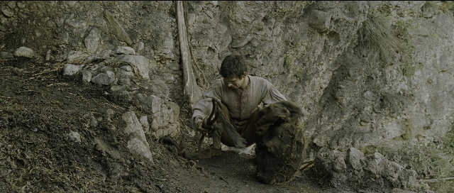 Wide shot frame from Perfume: The Story of a Murderer — shirt, person, human face
