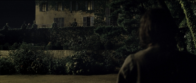 Wide shot frame from Perfume: The Story of a Murderer — standing, walking, night