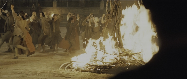 Wide shot frame from Perfume: The Story of a Murderer — room, night, person
