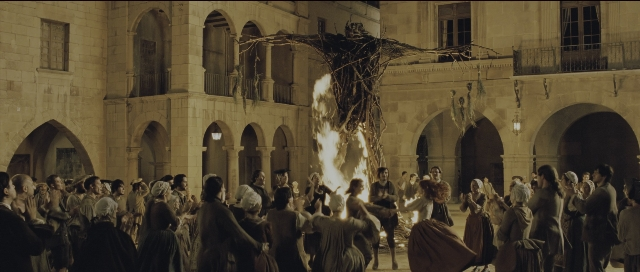 Wide shot frame from Perfume: The Story of a Murderer — night, person, human face
