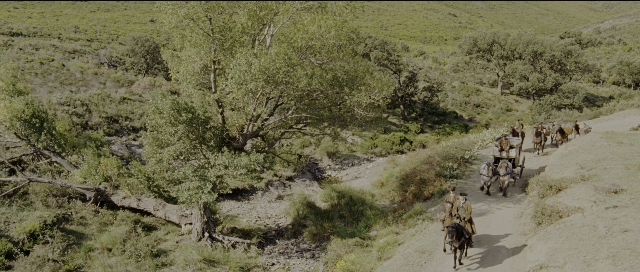 Wide shot frame from Perfume: The Story of a Murderer — walking, animal, street
