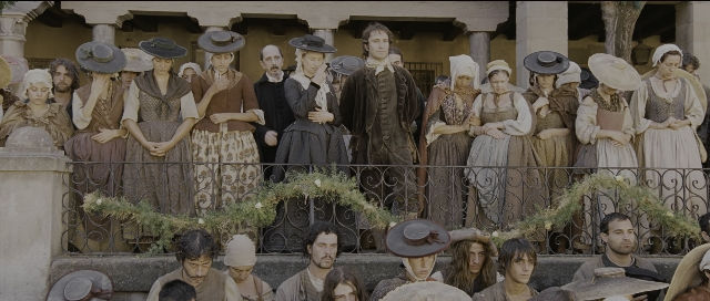 Wide shot frame from Perfume: The Story of a Murderer — standing, person, human face