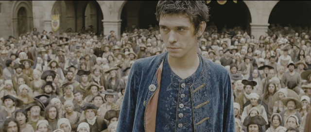 Wide shot frame from Perfume: The Story of a Murderer — standing, face, hair
