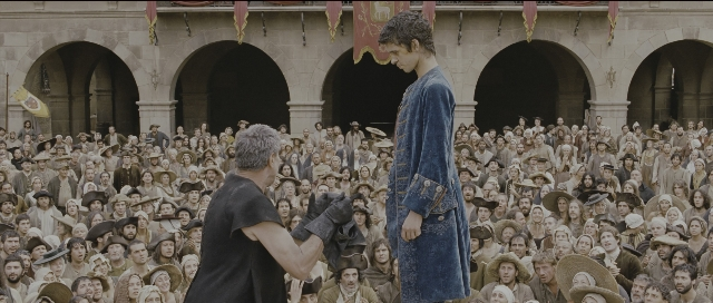 Wide shot frame from Perfume: The Story of a Murderer — standing, shirt, person