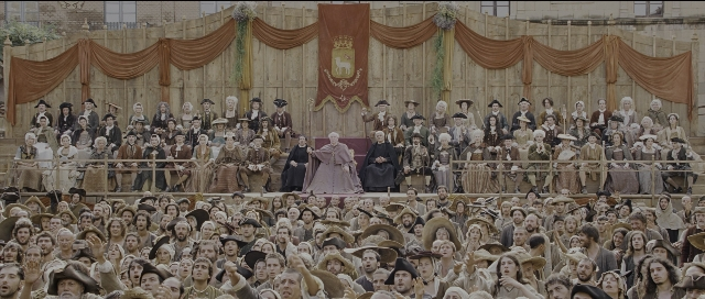 Wide shot frame from Perfume: The Story of a Murderer — coat, person, human face