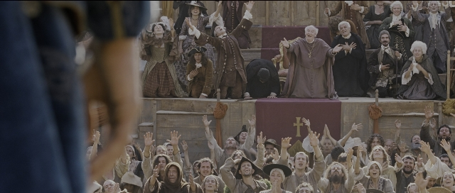 Wide shot frame from Perfume: The Story of a Murderer — standing, dialogue, person