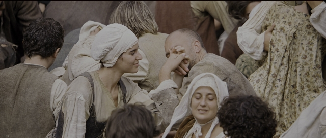 Wide shot frame from Perfume: The Story of a Murderer — person, human face, crying