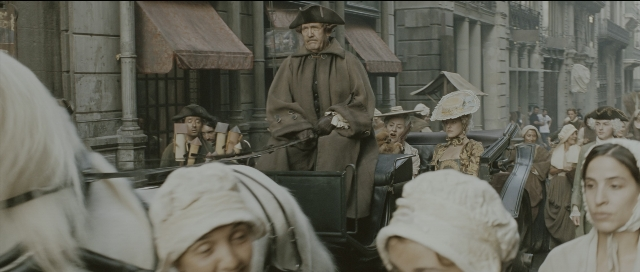 Wide shot frame from Perfume: The Story of a Murderer — sitting, standing, walking