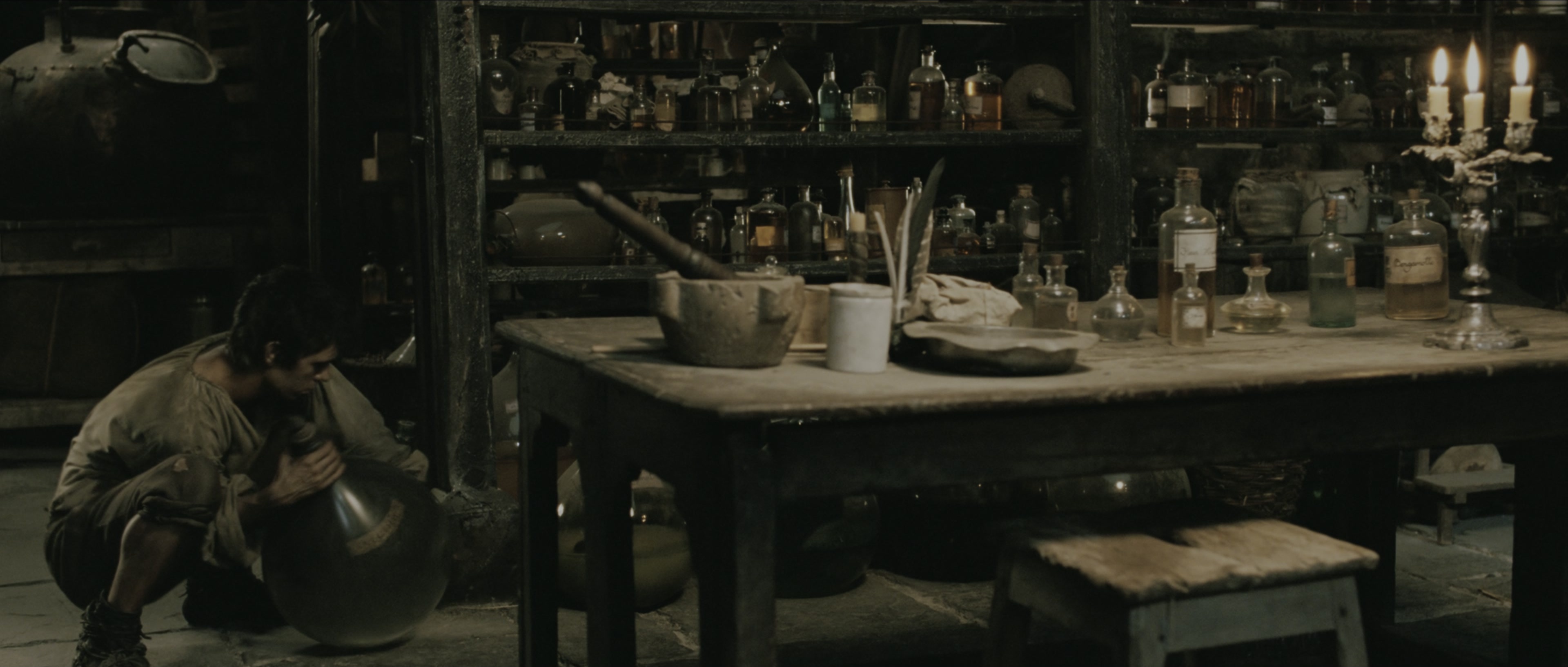 Perfume: The Story of a Murderer (2006), wide, 2.35:1 — film still