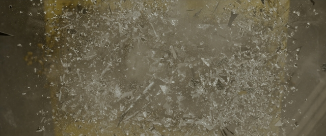 Wide shot frame from Constantine — glass, window