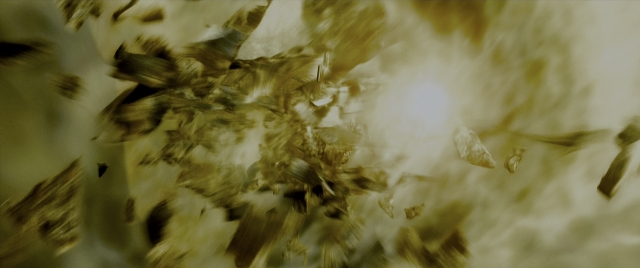 Wide shot frame from Constantine — flower