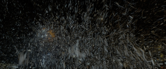 Wide shot frame from Constantine — fountain