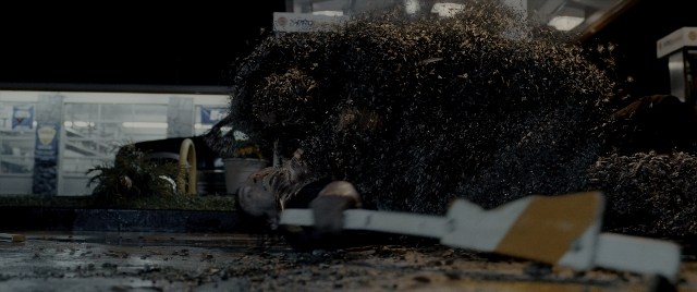 Wide shot frame from Constantine — night, footwear