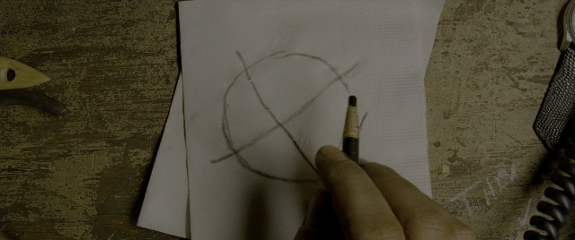 Wide shot frame from Constantine — hand, person, human hand