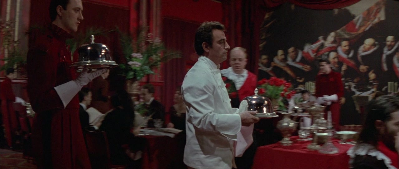The Cook, the Thief, His Wife & Her Lover (1989), wide, 2.35:1 — film still