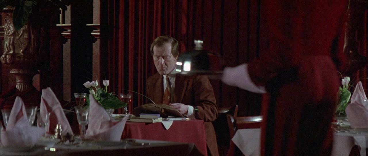 The Cook, the Thief, His Wife & Her Lover (1989), wide, 2.35:1 — film still