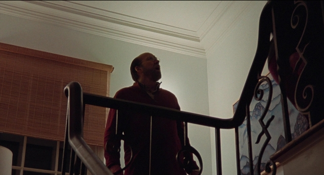 Wide shot frame from Dream Scenario — standing, person, human face
