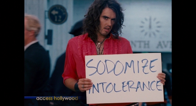 Wide shot frame from Forgetting Sarah Marshall — standing, shirt, face