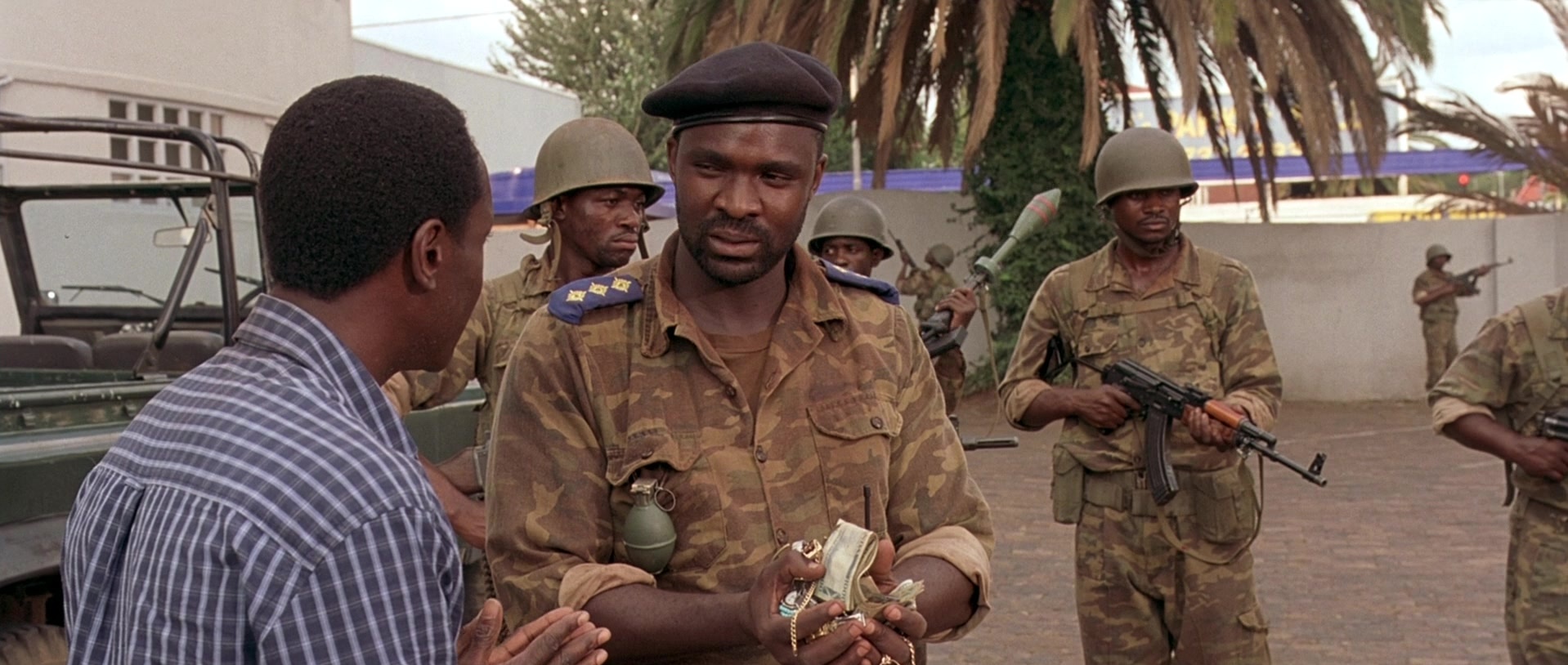 Hotel Rwanda (2004), wide, 2.36:1 — film still