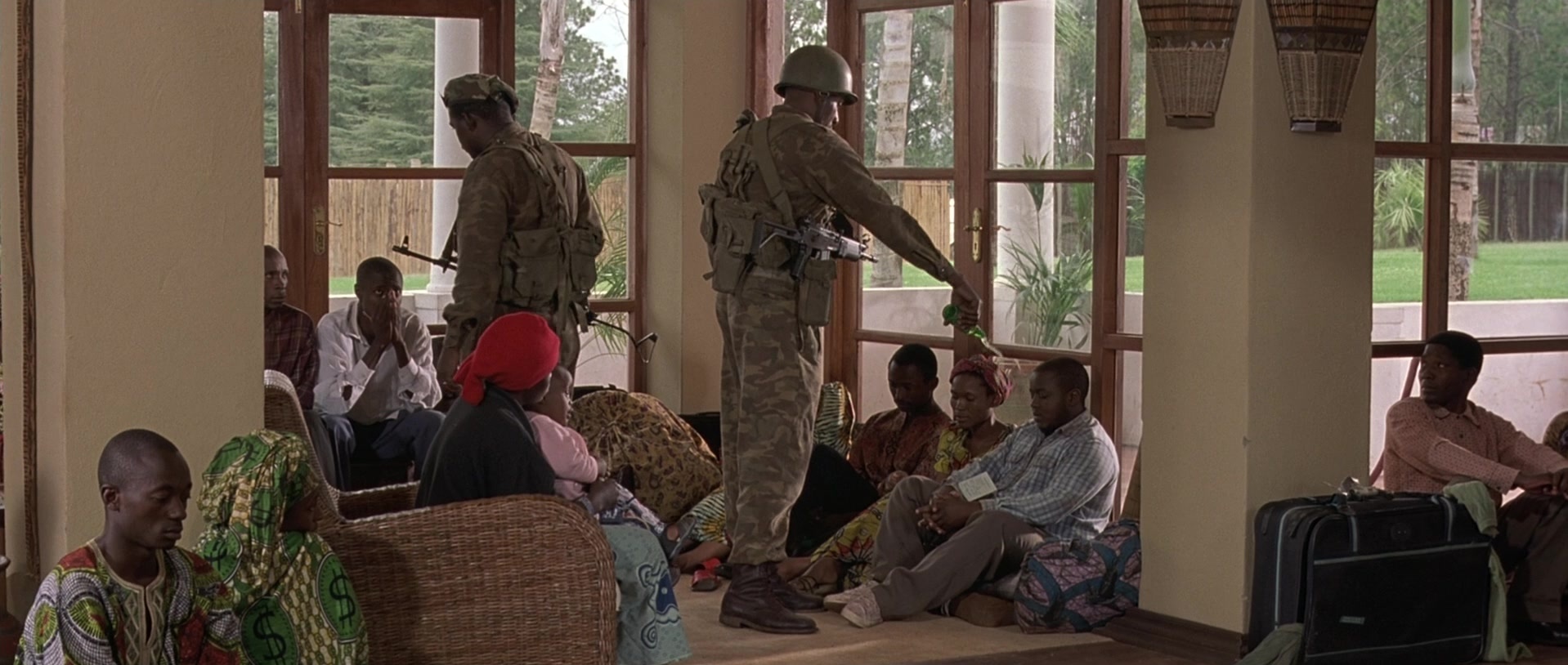 Hotel Rwanda (2004), wide, 2.36:1 — film still