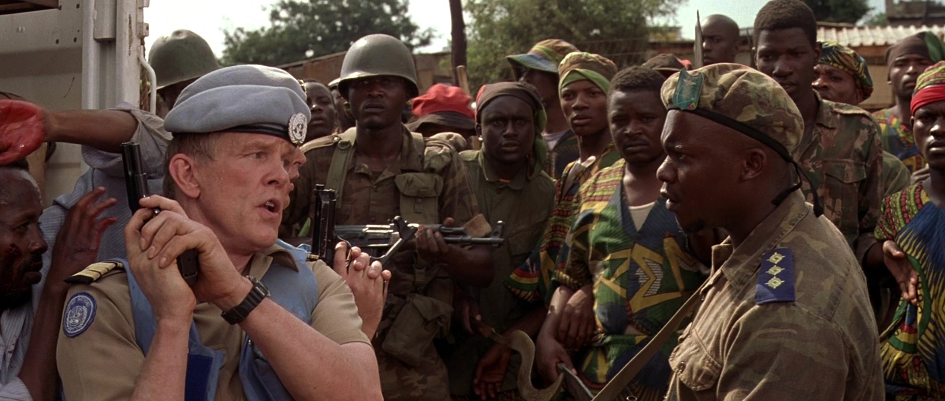 Hotel Rwanda (2004), wide, 2.36:1 — film still