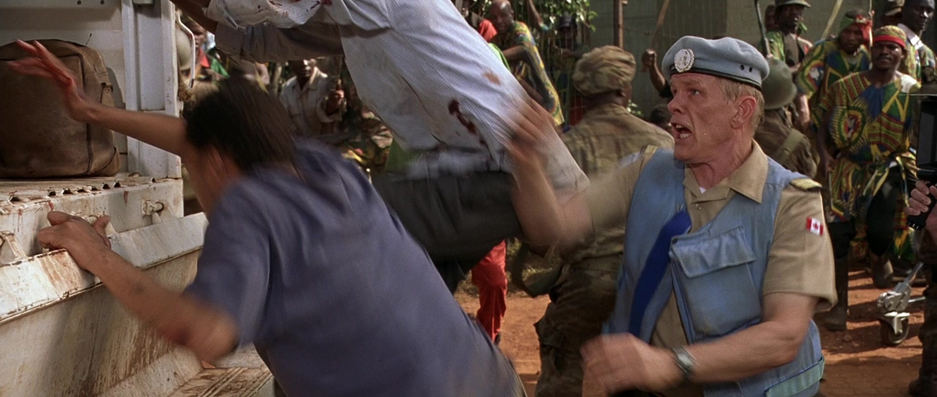 Hotel Rwanda (2004), wide, 2.36:1 — film still
