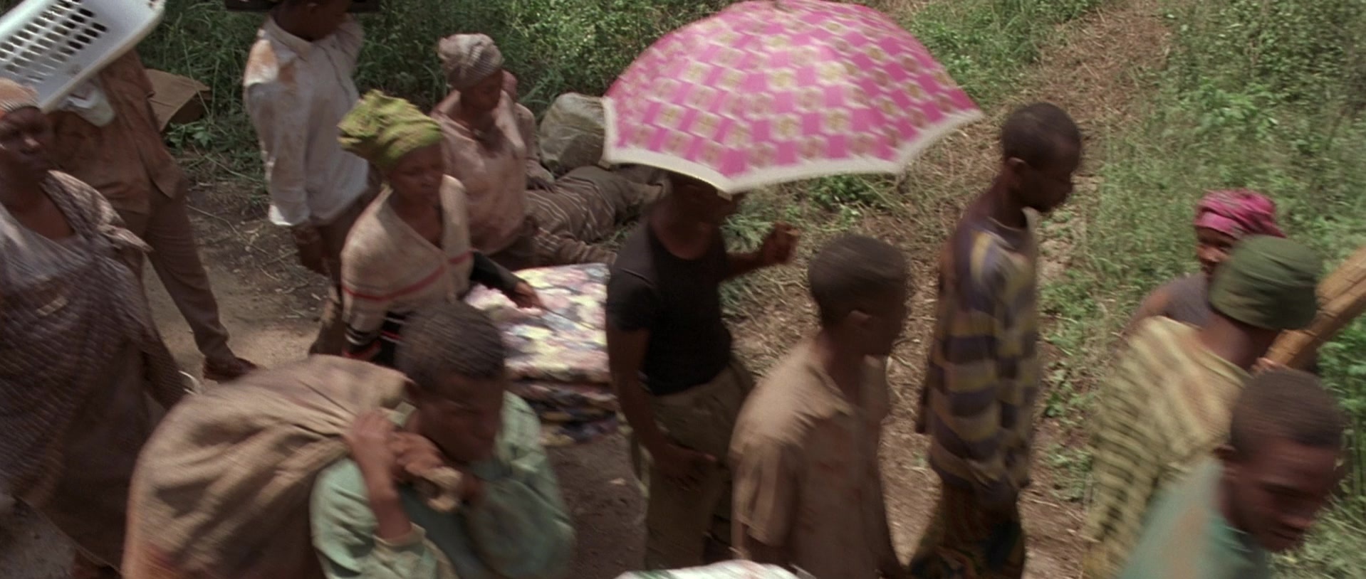 Hotel Rwanda (2004), wide, 2.36:1 — film still