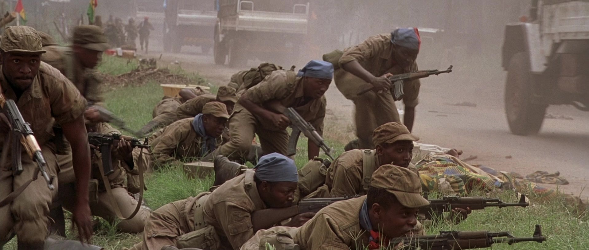 Hotel Rwanda (2004), wide, 2.36:1 — film still
