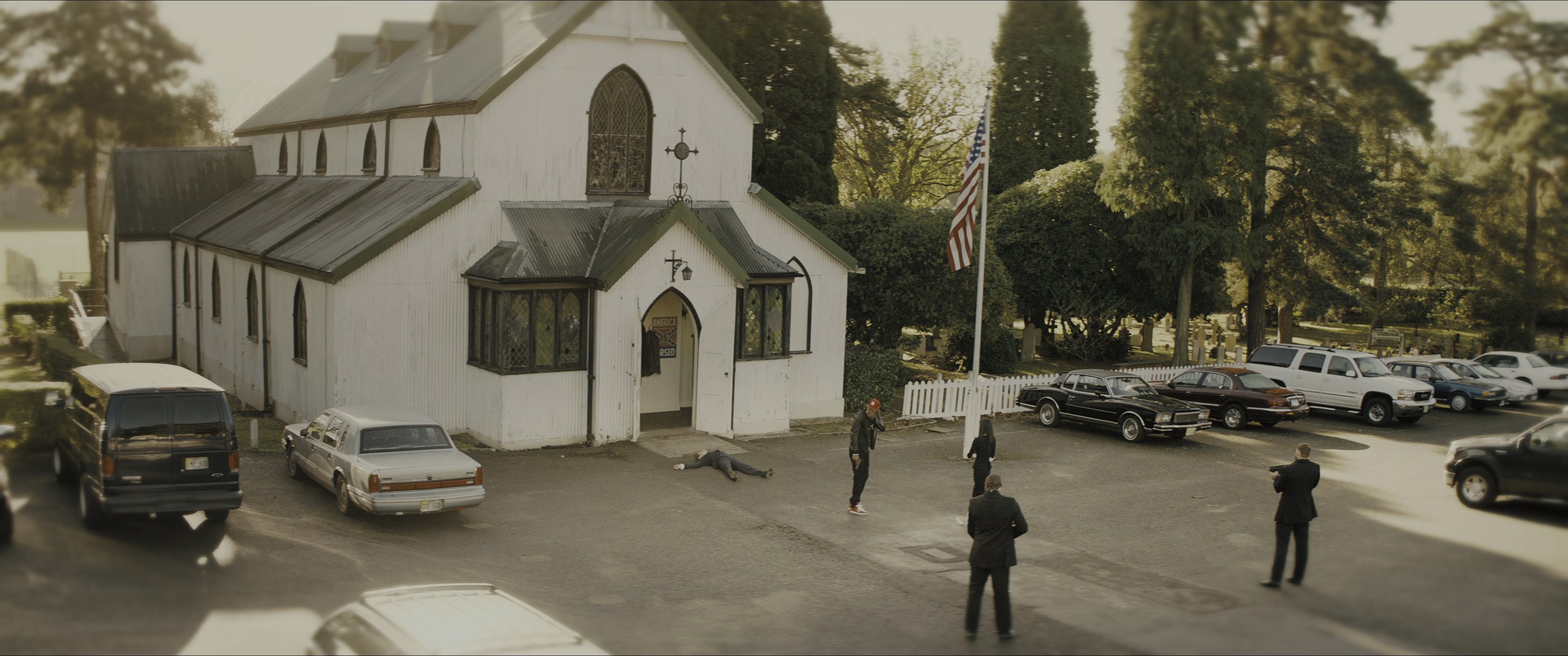 Kingsman: The Golden Circle (2017), wide, 2.39:1 — film still
