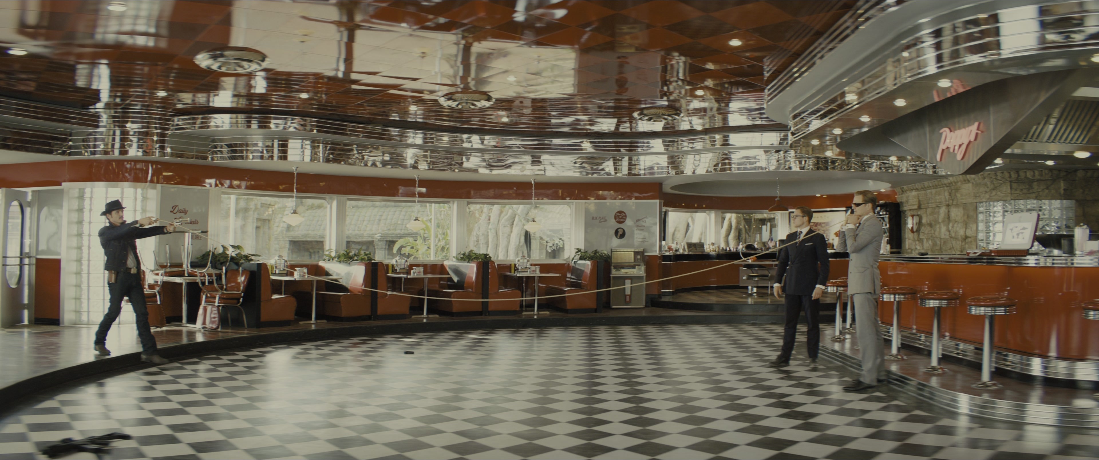 Kingsman: The Golden Circle (2017), wide, 2.39:1 — film still