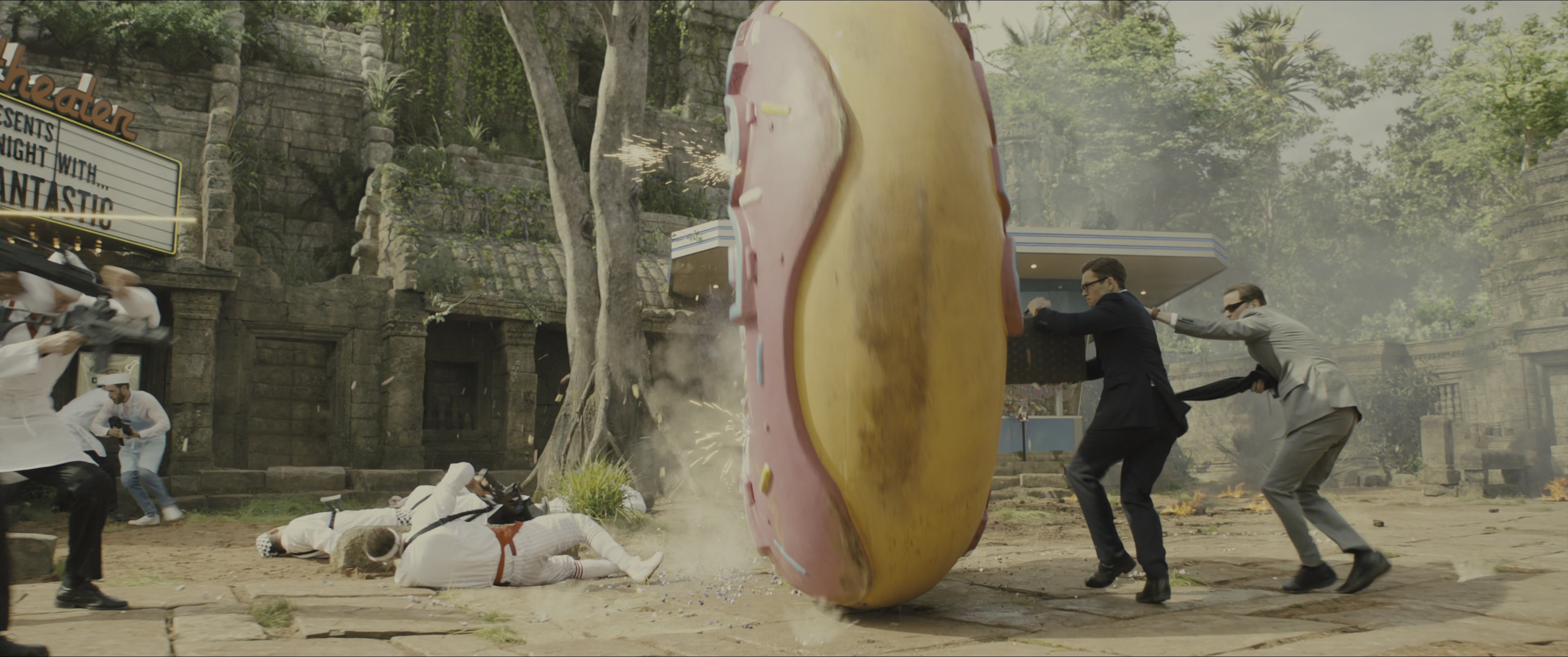Kingsman: The Golden Circle (2017), wide, 2.39:1 — film still