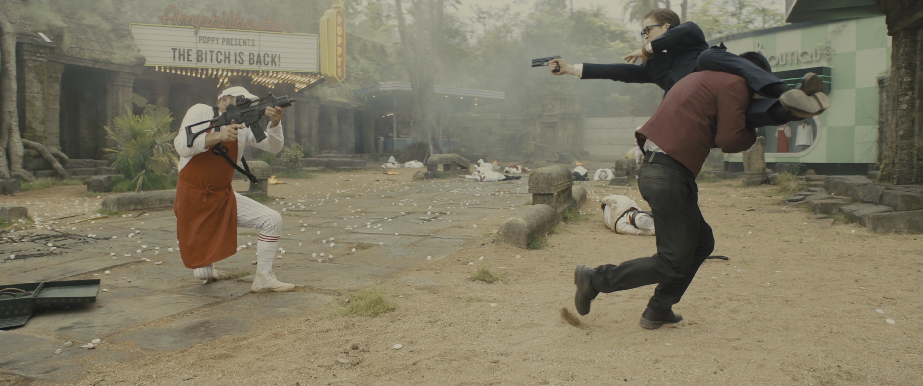 Kingsman: The Golden Circle (2017), wide, 2.39:1 — film still