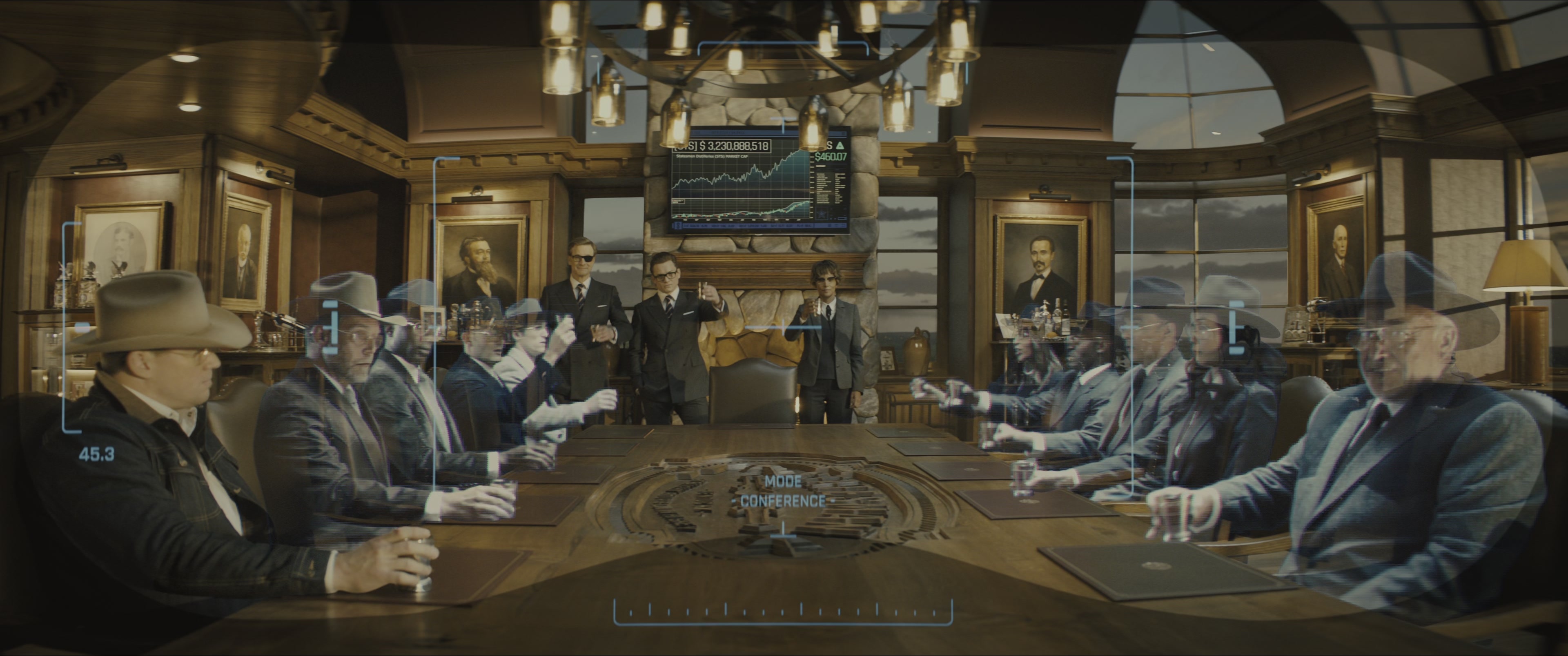 Kingsman: The Golden Circle (2017), wide, 2.39:1 — film still