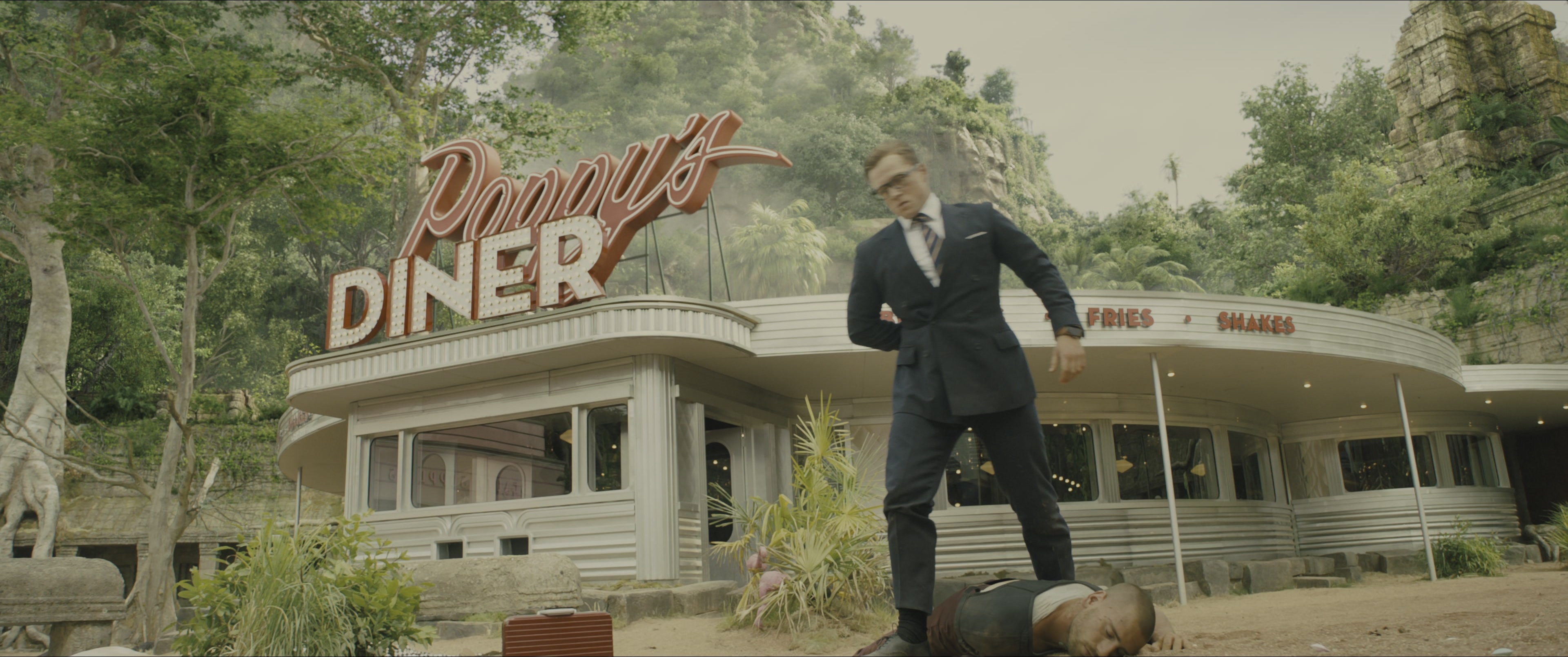 Kingsman: The Golden Circle (2017), wide, 2.39:1 — film still