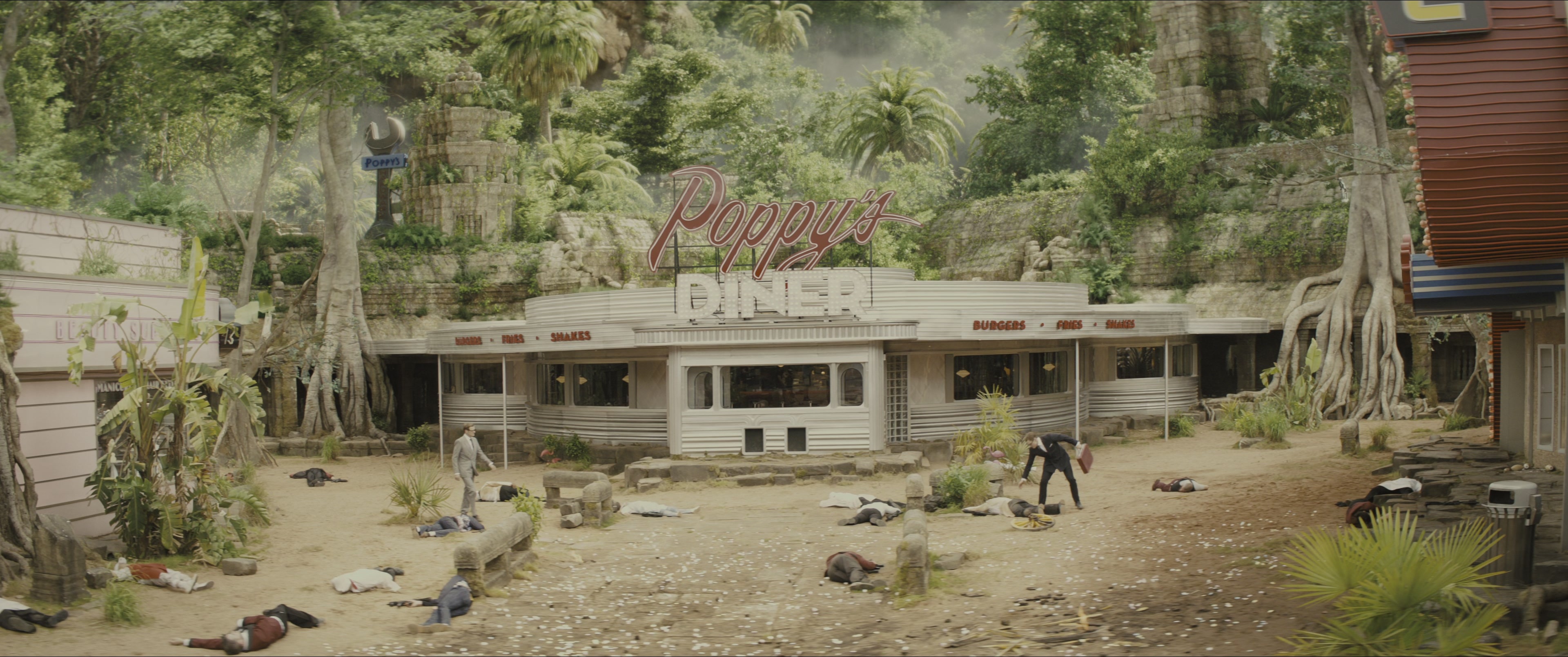 Kingsman: The Golden Circle (2017), wide, 2.39:1 — film still