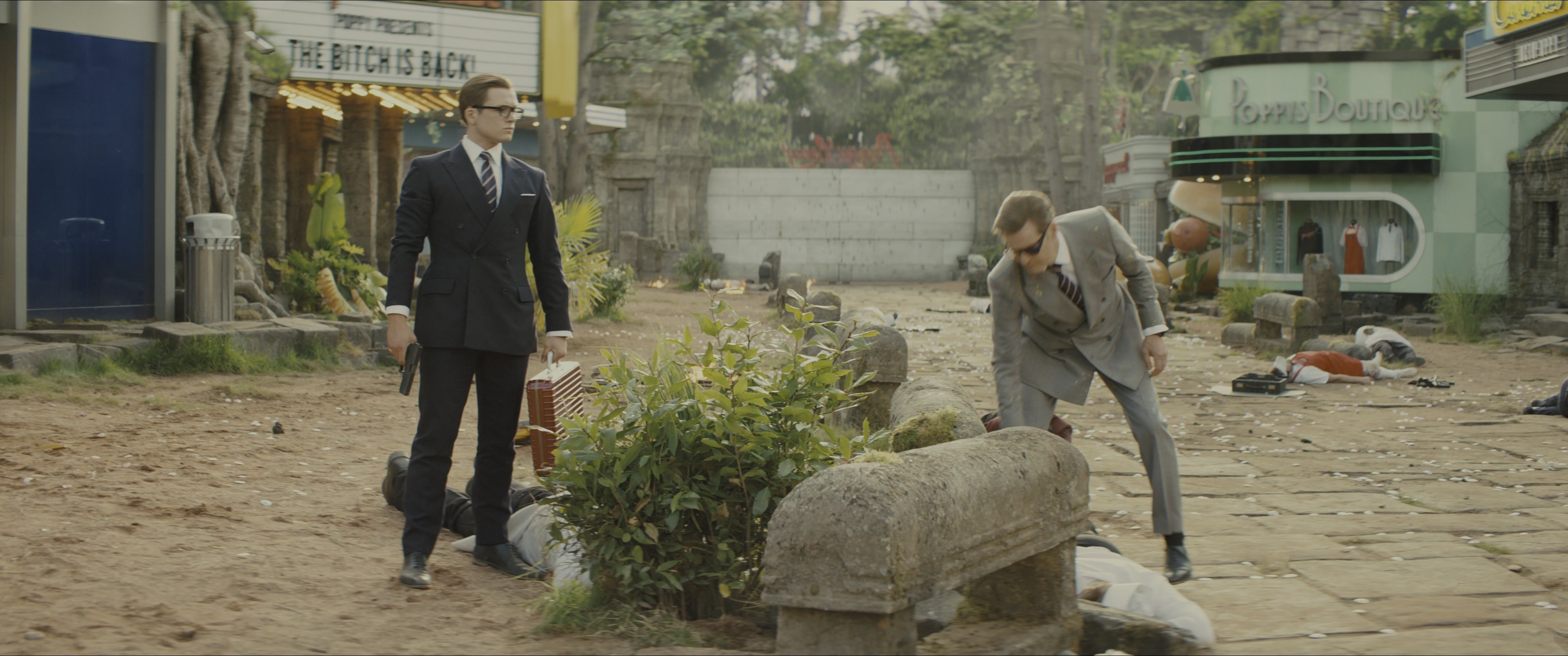 Kingsman: The Golden Circle (2017), wide, 2.39:1 — film still
