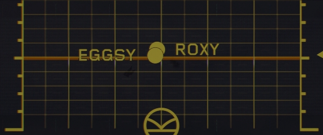 Wide shot frame from Kingsman: The Secret Service — bird, scoreboard