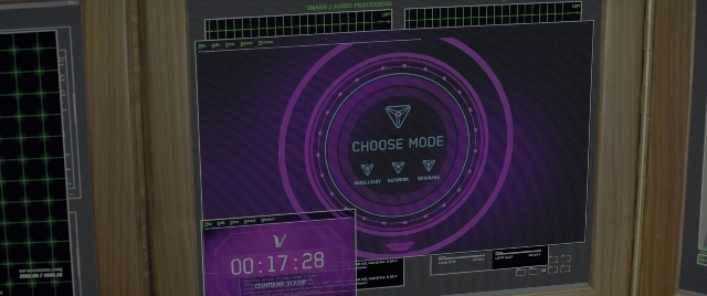 Frame from Kingsman: The Secret Service — poster, digital clock