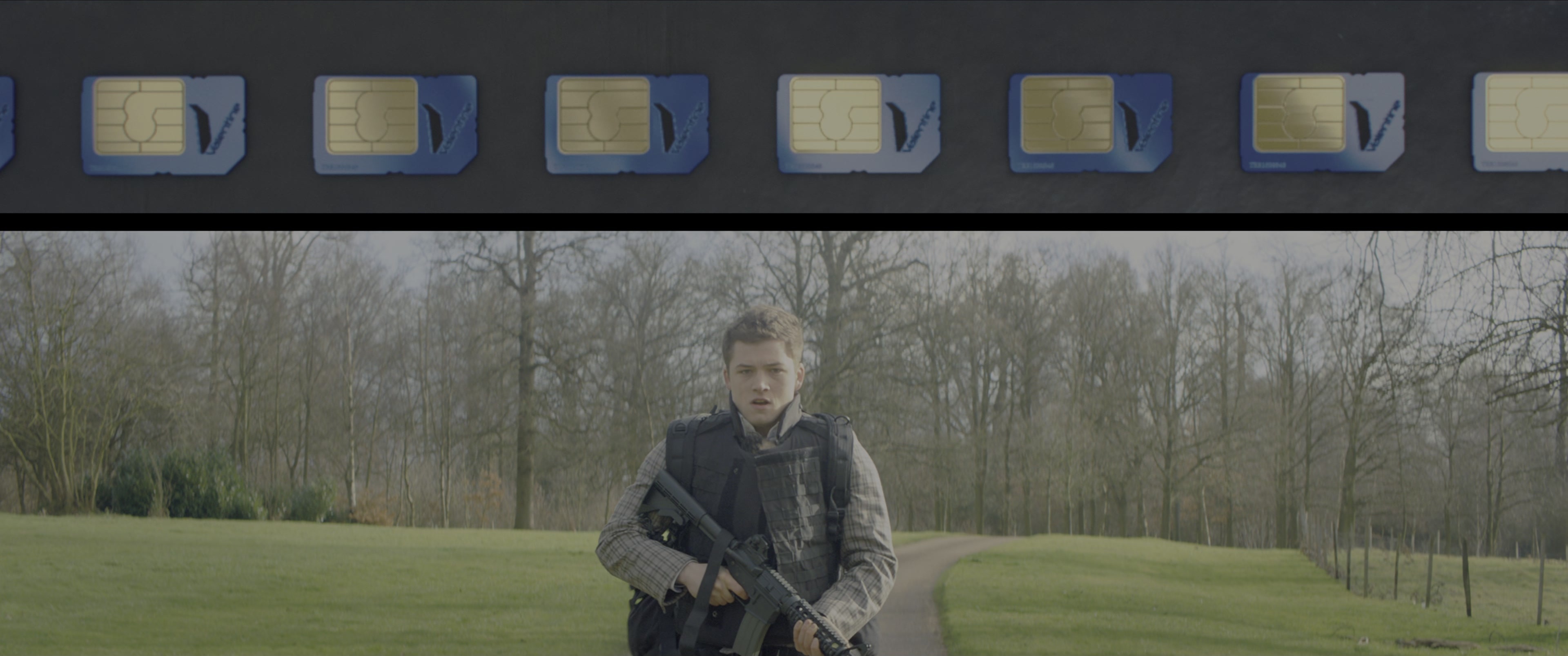 Kingsman: The Secret Service (2015), wide, 2.39:1 — film still