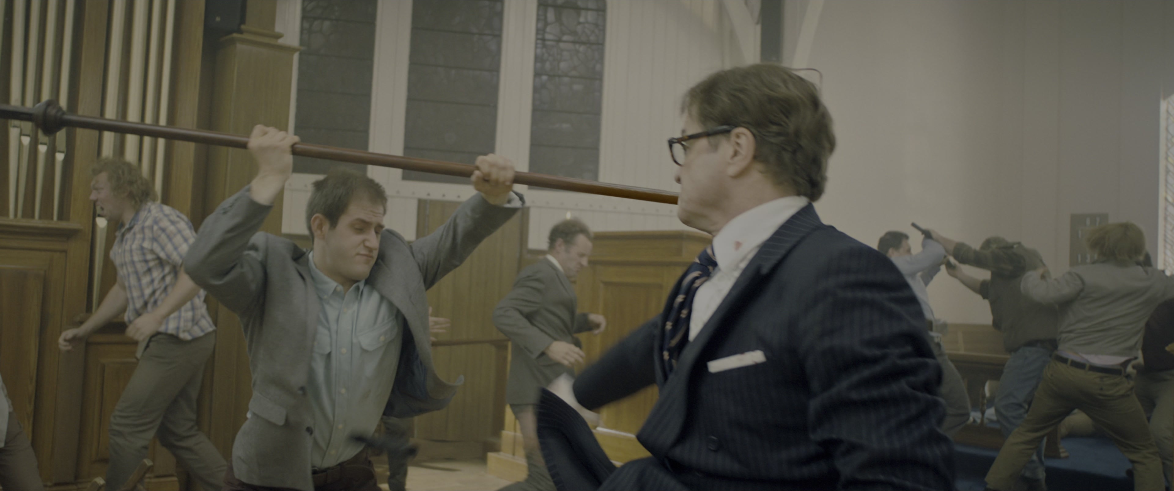 Kingsman: The Secret Service (2015), wide, 2.39:1 — film still